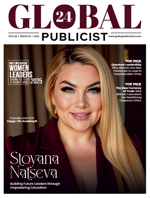 Д-р Стояна Нацева корица на Global Publicist 24